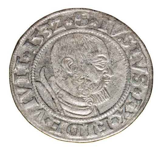 Grosz 1532 Albrecht Hohenzollern Niemcy Królewiec