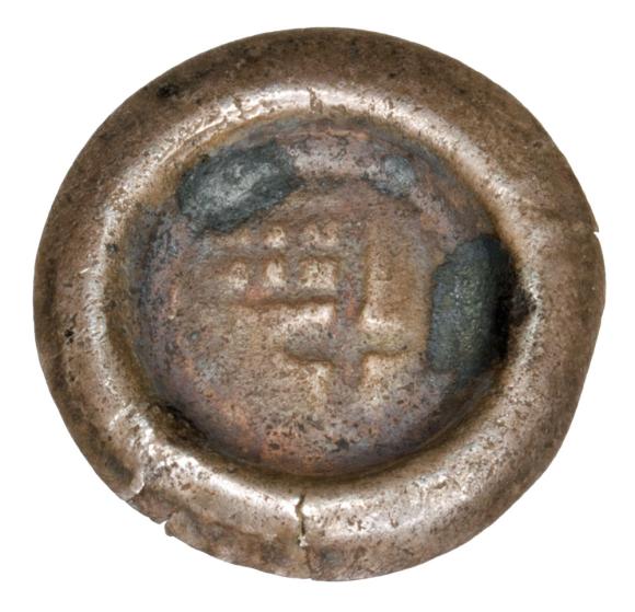 Brakteat Pomorze Zachodnie Tąglim Proporzec