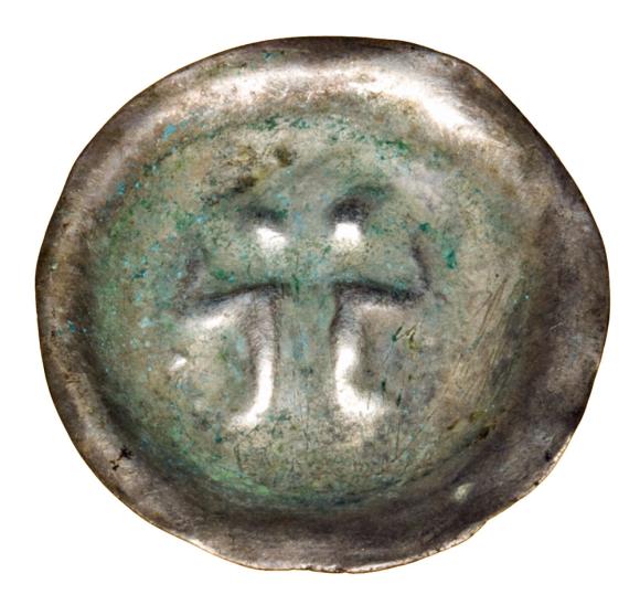 Brakteat Krzyż Łaciński Zakon Krzyżacki