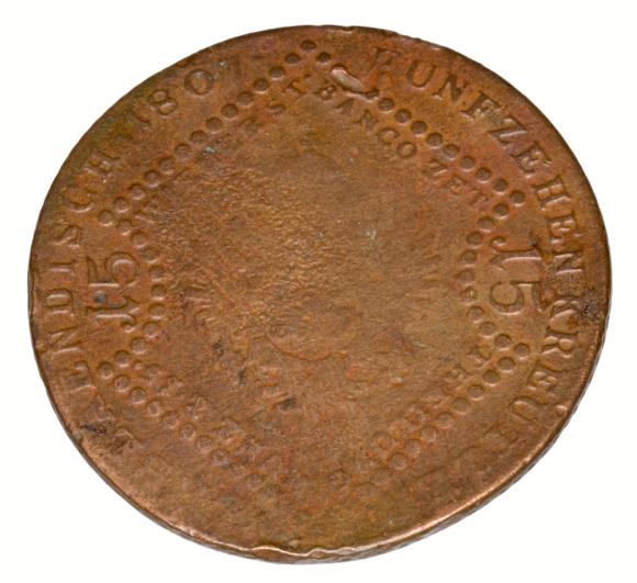 15 krajcarów 1807 Franciszek I Habsburg Austria Wiedeń