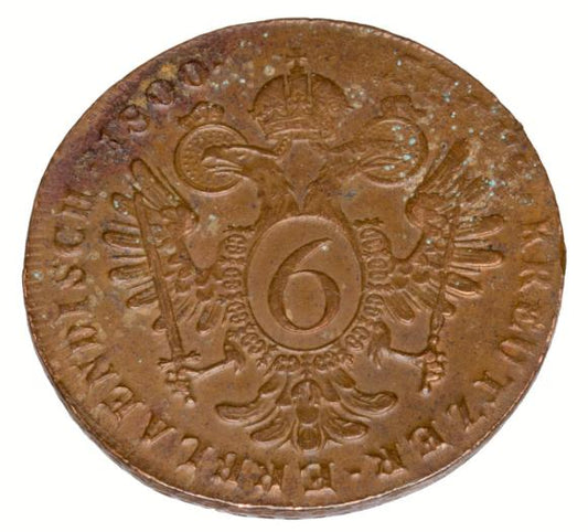 6 krajcarów 1800 Franciszek I Habsburg Austria Kremnica