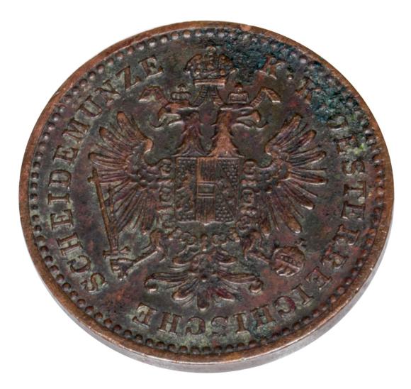 1 krajcar 1861 Franciszek Józef I Austria Wiedeń