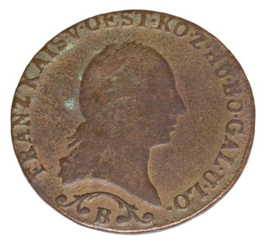 1 krajcar 1812 Franciszek II Habsburg Austria Kremnica