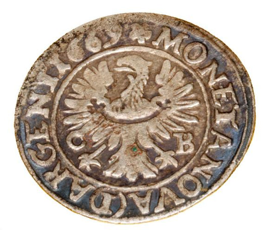 1 krajcar 1669 Jan Chrystian Księstwo Brzesko-Legnicko-Wołowskie Brzeg