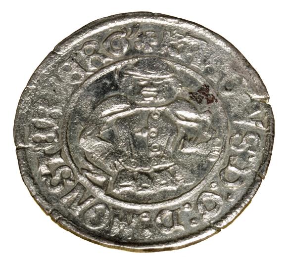 Grosz 1518 Karol I Księstwo Ziębicko - Oleśnickie Złoty Stok