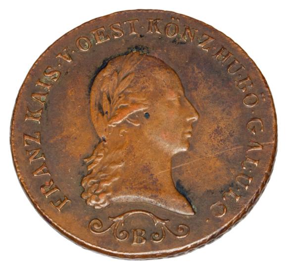 3 krajcary 1812 Franciszek II Habsburg Austria Kremnica