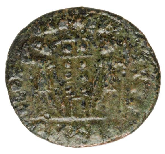 Follis 337-340 Konstantyn II Cesarstwo Rzymskie Kyzikos