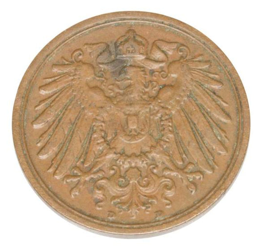 2 fenigi 1904 Wilhelm II Hohenzollern Niemcy Monachium D