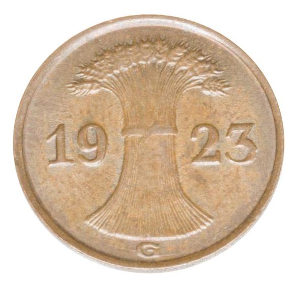 1 rentenpfennig 1923 Niemcy Karlsruhe G