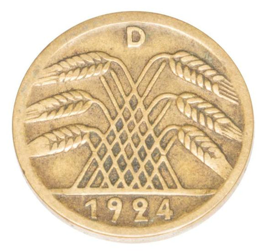 5 rentenpfennig 1924 Niemcy Monachium D