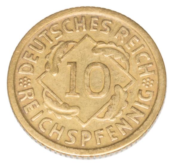 10 reichspfennig 1929 Niemcy Monachium D