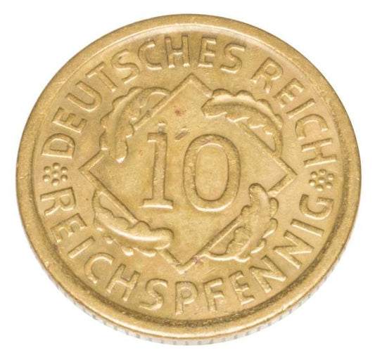 10 reichspfennig 1936 Niemcy Monachium D