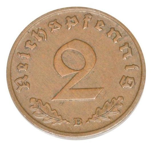 2 reichspfennig 1938 Niemcy Wiedeń B