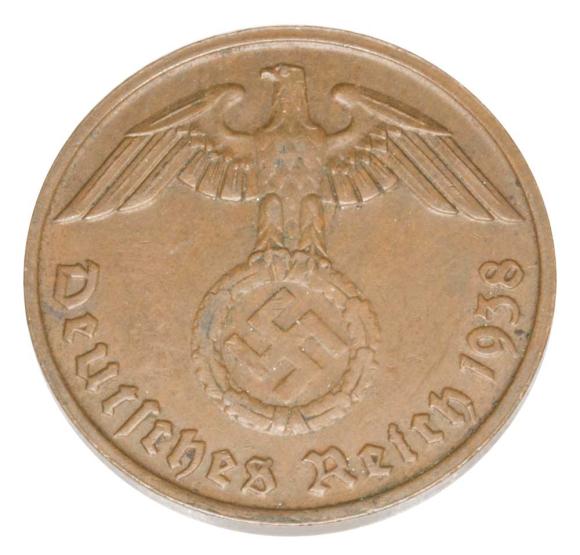 2 reichspfennig 1938 Niemcy Wiedeń B