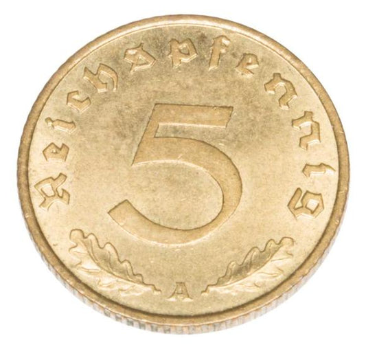 5 reichspfennig 1938 Niemcy Berlin A