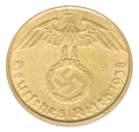 5 reichspfennig 1938 Niemcy Muldenhutten E