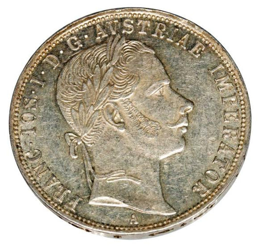 1 floren 1861 Franciszek Józef I Austria Wiedeń A