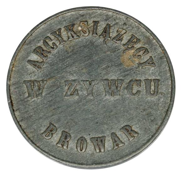 Żeton 1 litr Arcyksiążęcy Browar w Żywcu