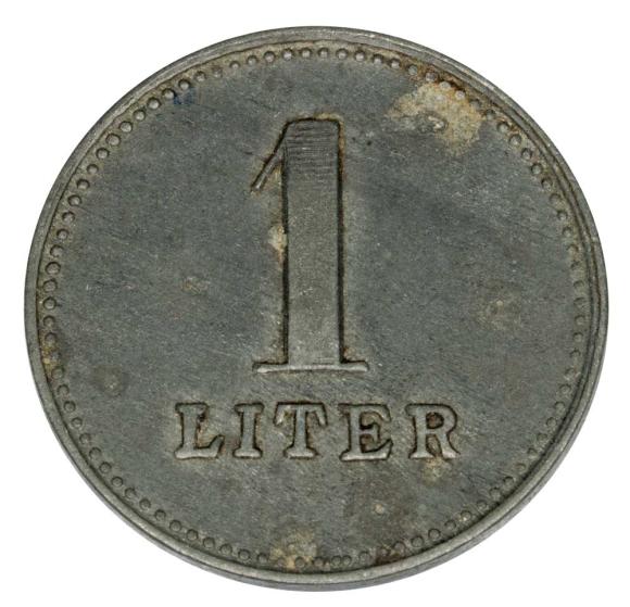 Żeton 1 litr Arcyksiążęcy Browar w Żywcu