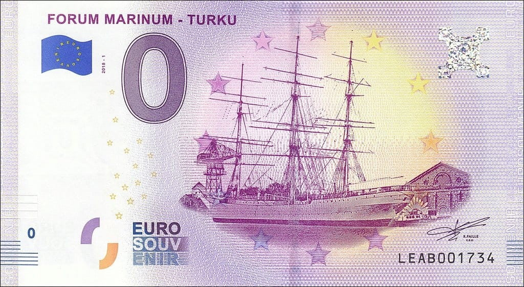 UE 0 euro Forum Marinum - Turku 2018