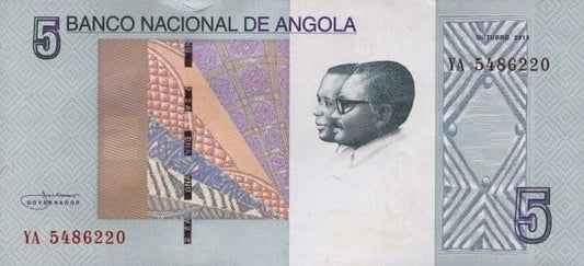 Angola 5 kwanza Wodospad Ruagana 2012 P-151Aa
