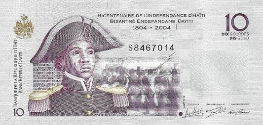 Haiti 10 gourdes Fort Cap-rouge 2016 P-272g