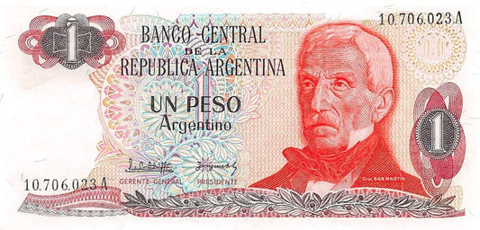 Argentyna 1 argentino San Martin 1983+ P-311