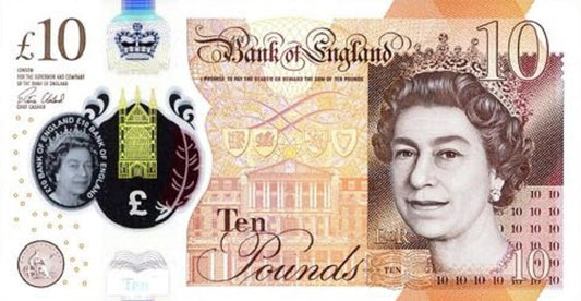 Wielka Brytania 10 funtów Jane Austen 2016 P-395a