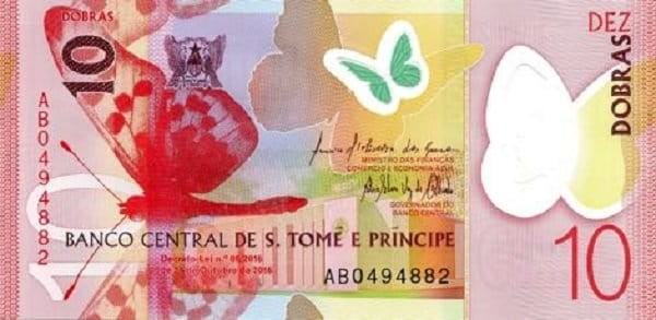 Wyspy Świętego Tomasza 10 dobras Prinia 2016 P-71