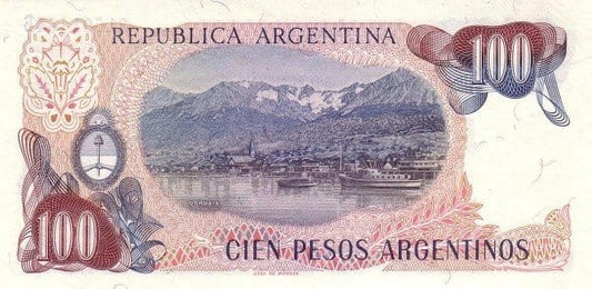 Argentyna 100 peso Ushuaia 1983 P-315a