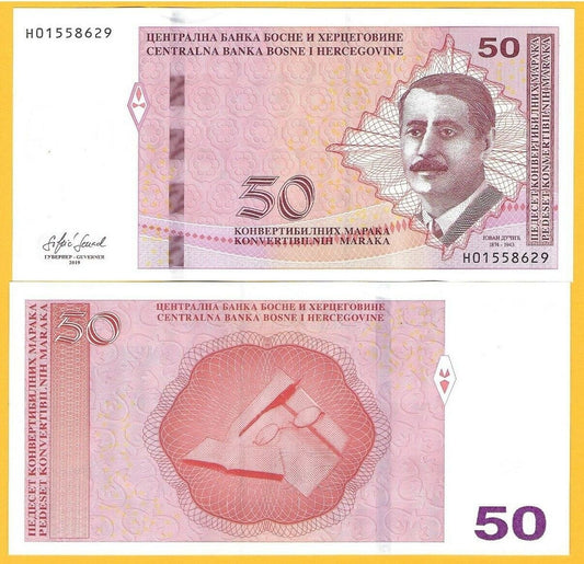 Bośnia i Hercegowina 50 KM Książka 2019 P-85c