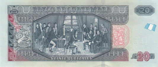 Gwatemala 20 Quetzal Federacja 2019 P-124h