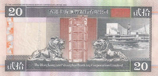 Hongkong 20 $ Lwy 1999 P-201d