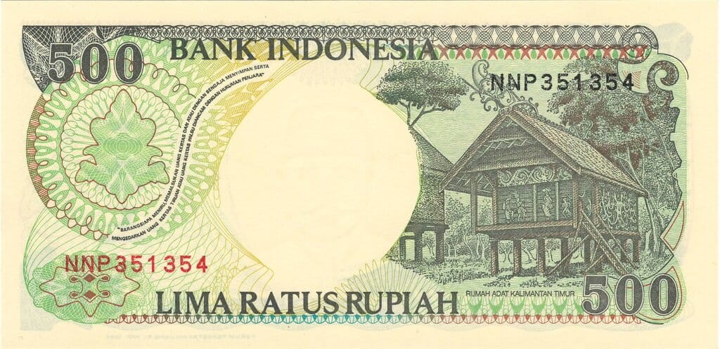 Indonezja 500 rupii Orangutan 1997 P-128f