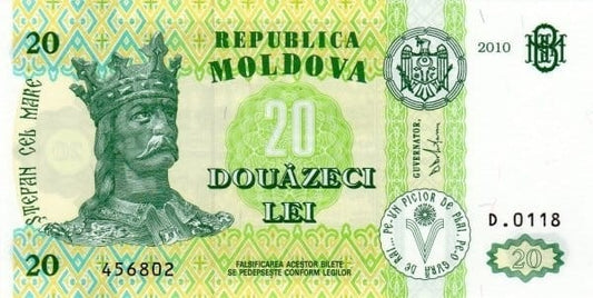 Mołdawia 20 leu Zamek 2010 P-13i