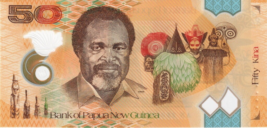 Papua Nowa Gwinea 50 Kina 50 lat niepodległości 2023 P-57