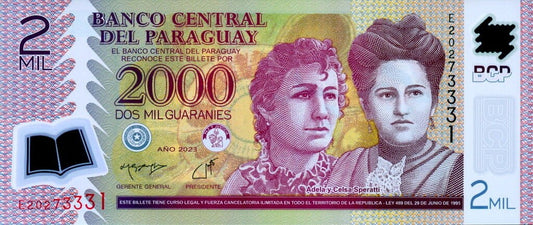 Paragwaj 2000 guarani Defilada 2023 P-228e