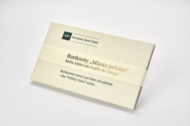 Polskie banknoty Miasta polskie 1990 + album 9 szt