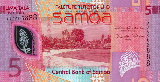 Samoa 5 tala Rezydencja 2023 P-47