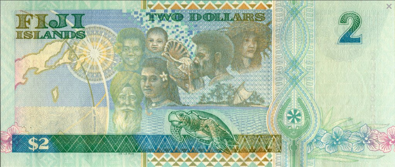 Fidżi 2 $ Y2K 2000 P-102