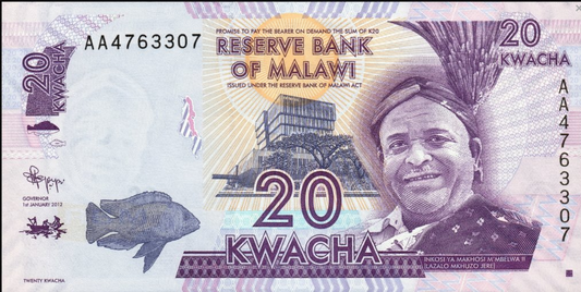 Malawi 20 kwacha Szkoła 2012 P-57