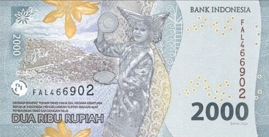 Indonezja 2000 rupii Tamrin/Jeumpa 2022 P-163