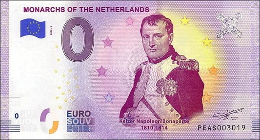 0 euro Monarchs of the Netherlands 2020.2
