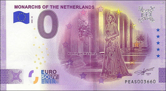 0 euro Monarchs of the Netherlands 2020.10