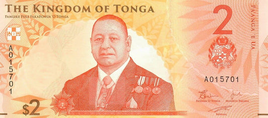 Tonga 2 Paanga Wieloryb Tupou I 2023 P-50