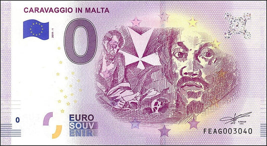 UE 0 euro Caravaggio 2019.1