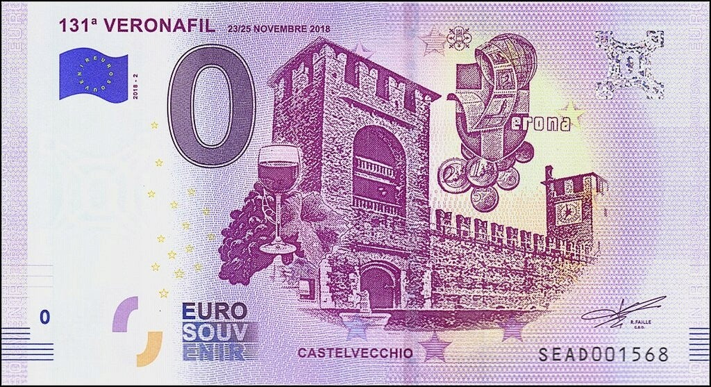 UE 0 euro Italy-131a Veronafil 2018.2