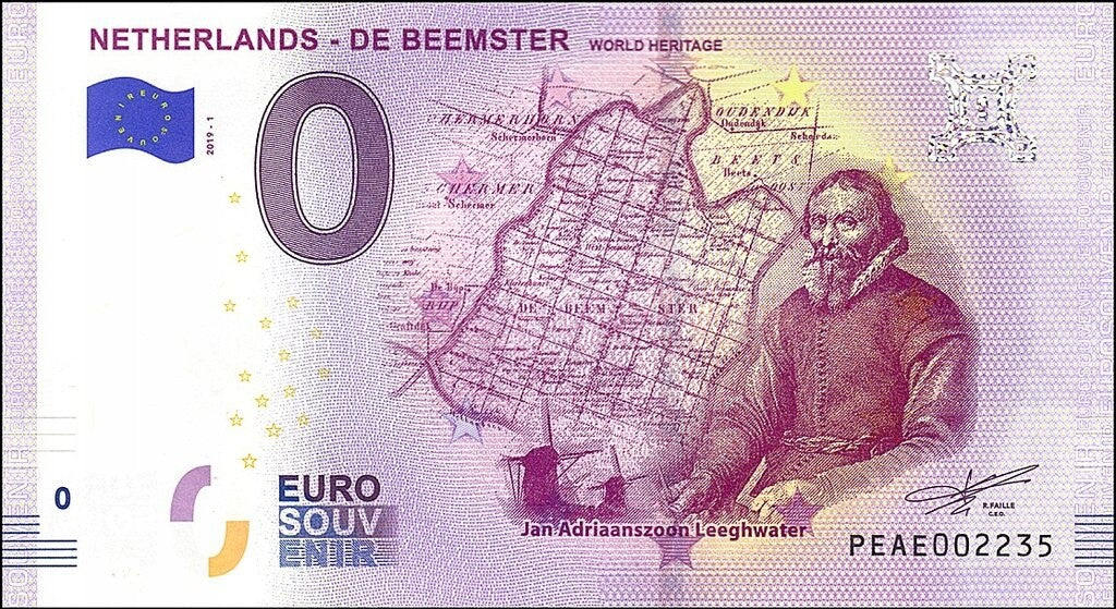 UE 0 euro Netherlands De Beemster 2019.1