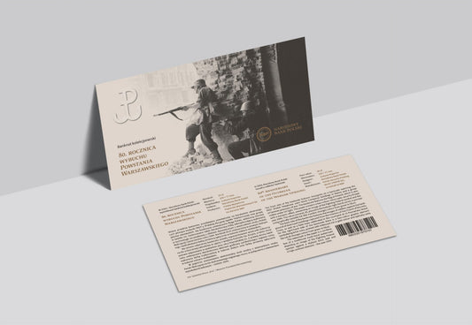 20 zł 80. rocznica wybuchu Powstania Warszawskiego 2024